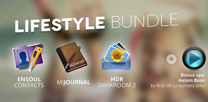 here is a screenshot of the Lifestyle bundle