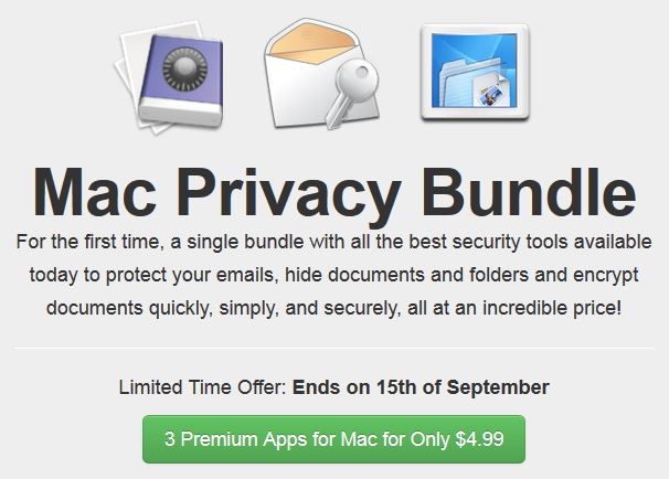 here is the Screenshot of the Mac Privacy Bundle
