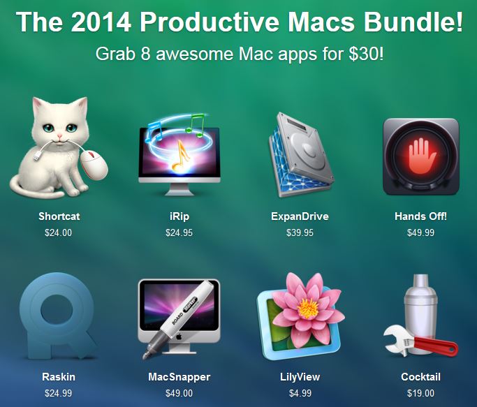 Screenshot 2014 Productive Macs Bundle