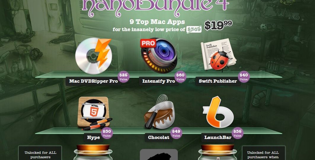 Screenshot MacHeist nanoBundle 4