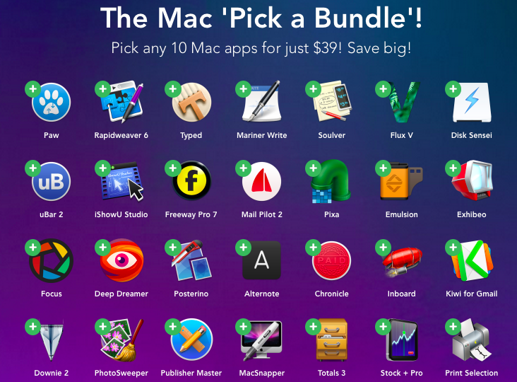 Photo The Mac Pick a Bundle