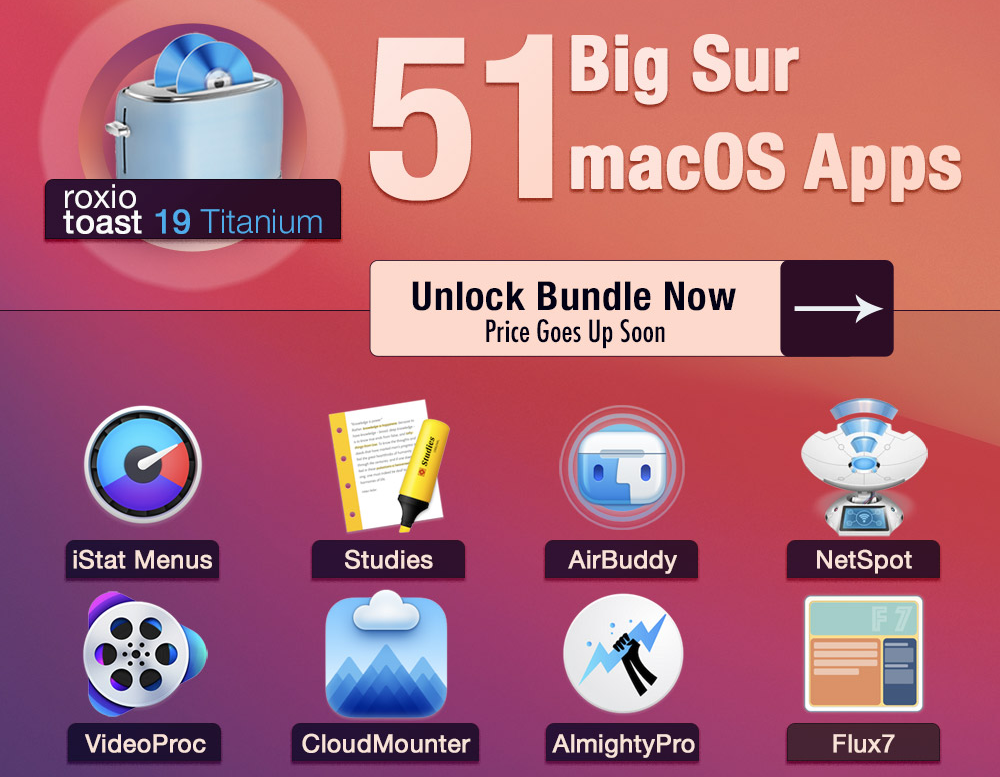 2021 Epic macOS Bundle from Bundlehunt - up to 51apps starting from $2.5